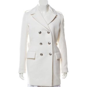 Roberto Cavalli elegant double breasted white coat